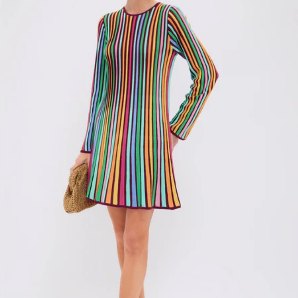 Tuckernuck Colorful Striped Long Sleeve Dress